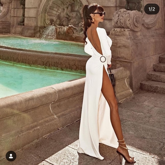 Catwalk Connection Amalfi Maxi White Dress - Picture 5 of 8